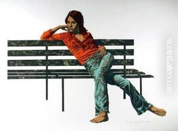 Untitled Oil Painting by A. Vincent