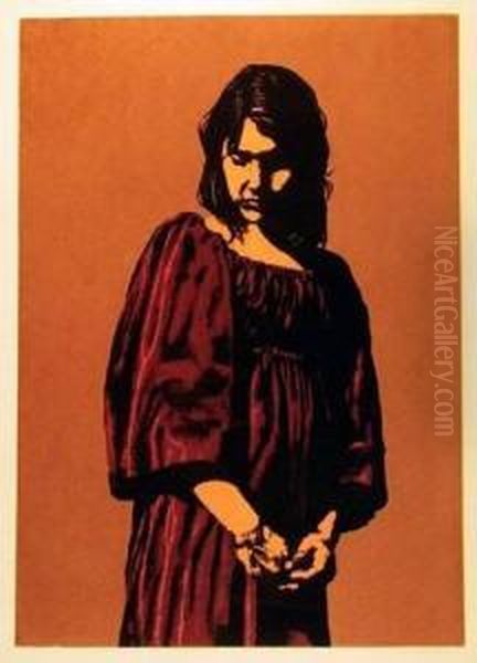 Woman Oil Painting by A. Vincent