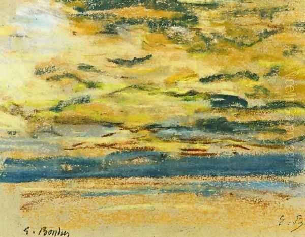 Sky Oil Painting by Eugene Boudin