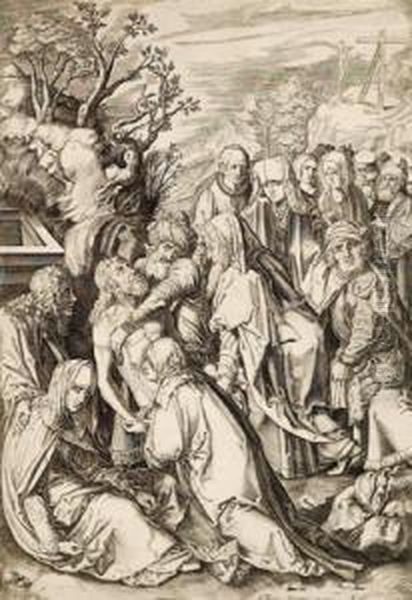 Deposizione Di Cristo Oil Painting by Cornelis Ii Visscher