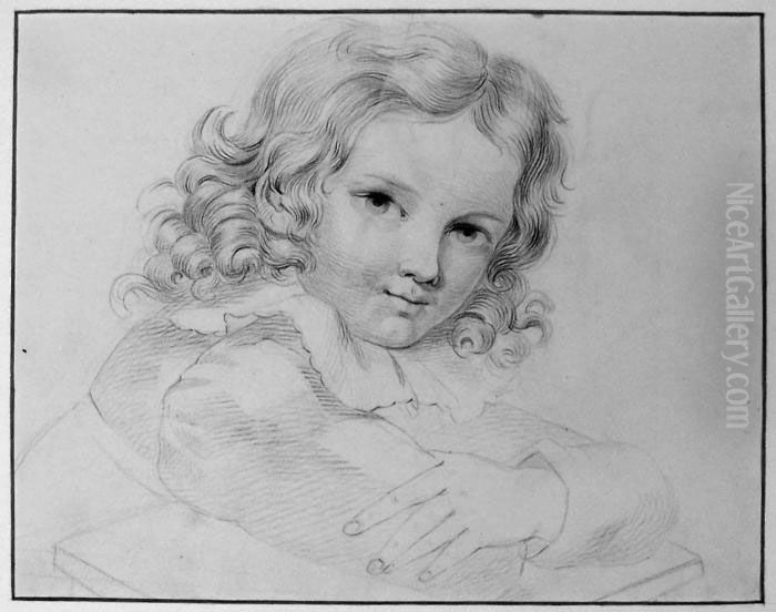 Der Sohn Des Kunstlers Oil Painting by Christian Leberecht Vogel