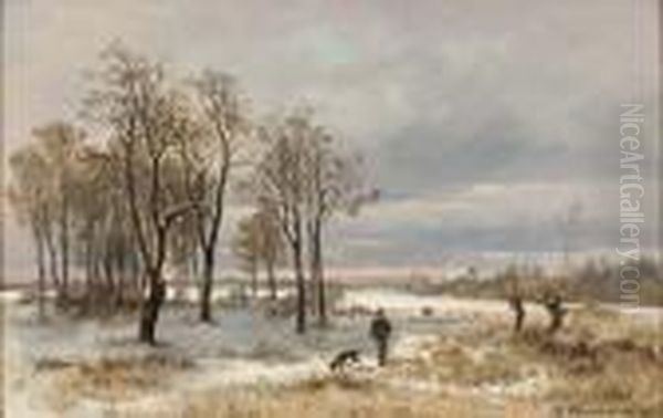 Untitled Oil Painting by Baron Theodor Frieherr Von Ehrmanns