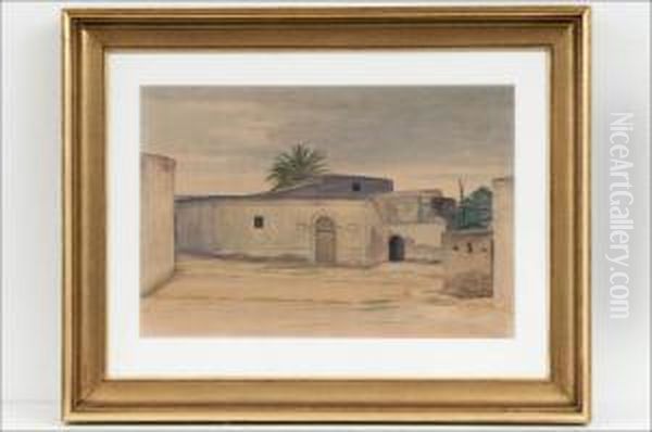 Kyla Etelassa - By I Sodern Oil Painting by Werner Von Hausen