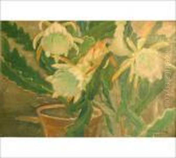 Untitled Oil Painting by Werner Von Hausen