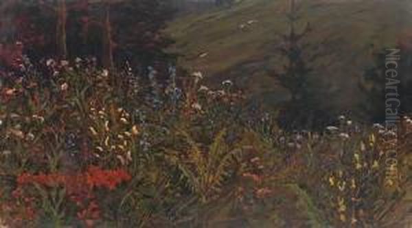 Ohne Titel Oil Painting by Hans Von Heider