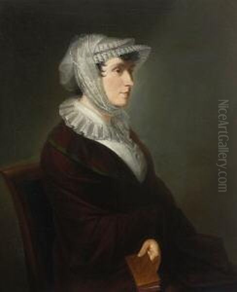 Catharina Elisabeth Boninger Oil Painting by Johann Peter Von Langer