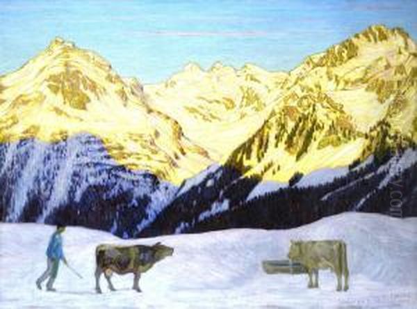 Der Morgen Oil Painting by Walter Von Ruckteschell