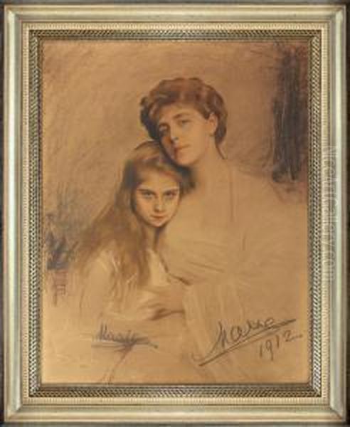 Si Principesa Marioara Oil Painting by Boleslaw Von Szankowsky