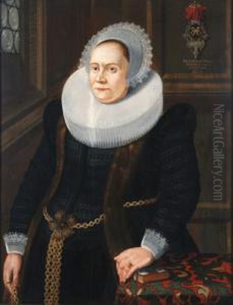 Bildnis Einer Vornehmen Patrizierin Oil Painting by Gotthardt von Wedig