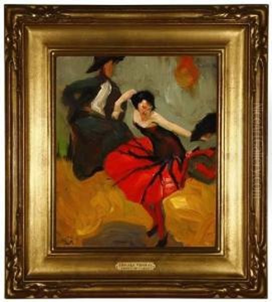 Elizabeth Dances Oil Painting by Edouard Vysekal