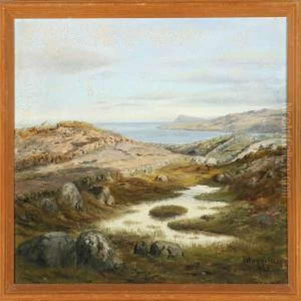 Scenery, The Faroe Islands Oil Painting by Joen Waagstein