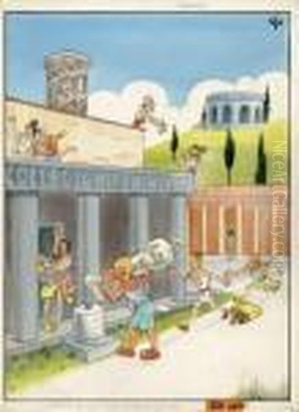 Ohne Titel Oil Painting by Siegfried Wagner