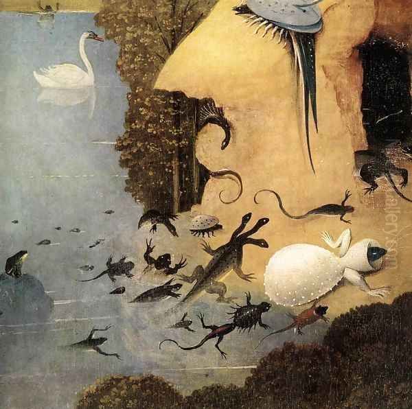 Triptych of Garden of Earthly Delights (detail) Oil Painting by Hieronymous Bosch