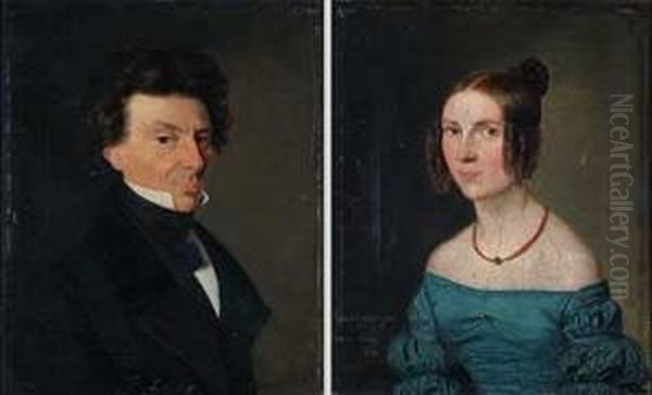 Portrait Des Johann Heinrich Ludwig Behrends Oil Painting by Ferdinand Georg Waldmuller