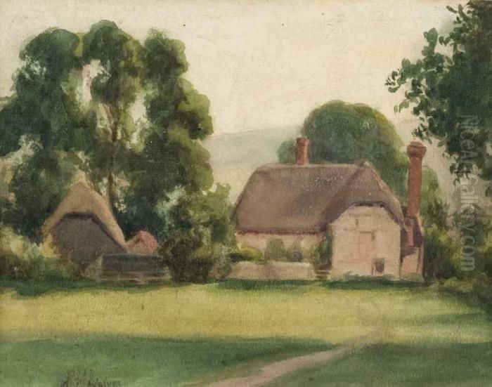 New Forge House Oil Painting by Thomas Bond, Tom Walker