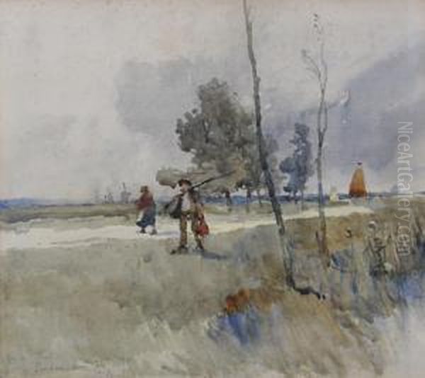 On The Road Oil Painting by Charles Watson