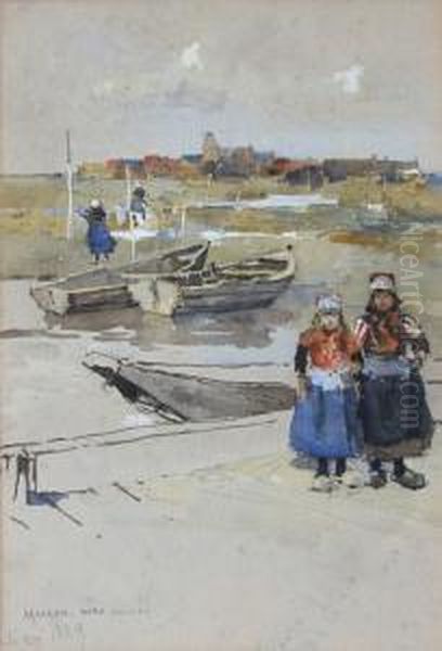 Marken. Nord. Holland Oil Painting by Charles Watson