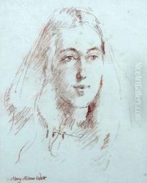 Miss Caroline Peppercorn Aged 14 Years Oil Painting by Amy Millar Watt