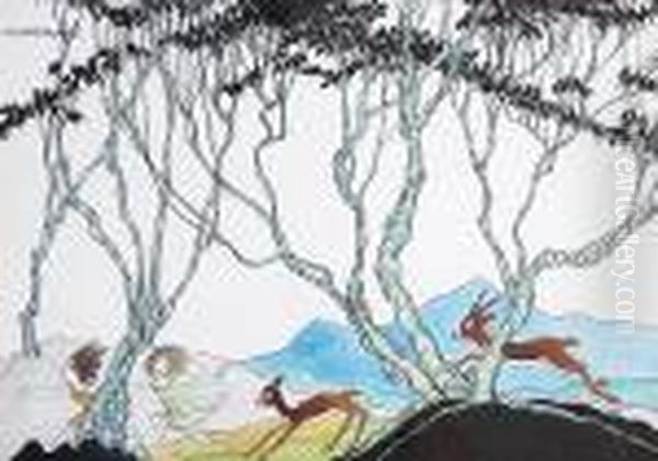 Untitled Oil Painting by Elizabeth Mary Watt