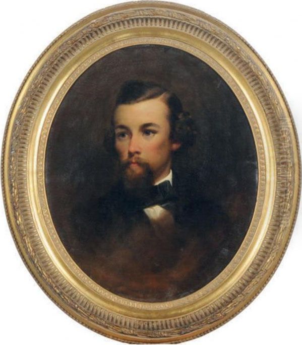 Portrait Of A Gentleman Oil Painting by Samuel B. Waugh