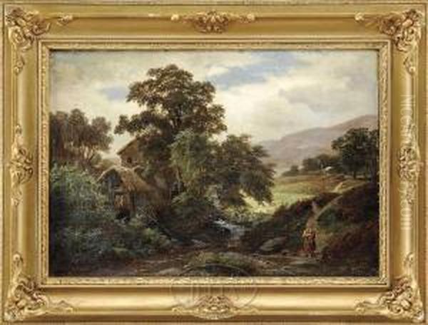 The Walk To The Mill Oil Painting by Paul Weber