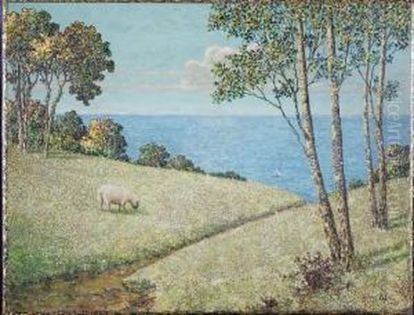 The Path To The Sea Oil Painting by Samuel Webley