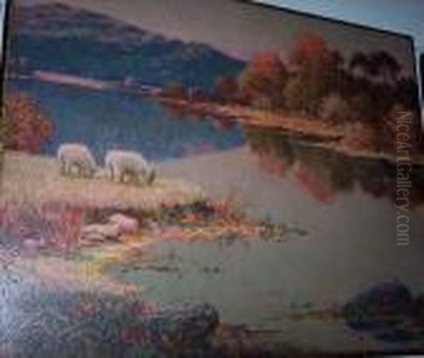 The End Of The Pasture Oil Painting by Samuel Webley