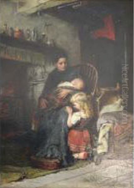 Evening Prayers Oil Painting by Charlotte J. Weeks