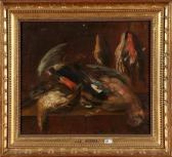 Trophee De Chasses Aux Oiseaux Oil Painting by Jan Weenix