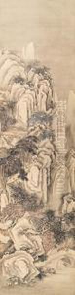 Landscape Oil Painting by Qian Weicheng