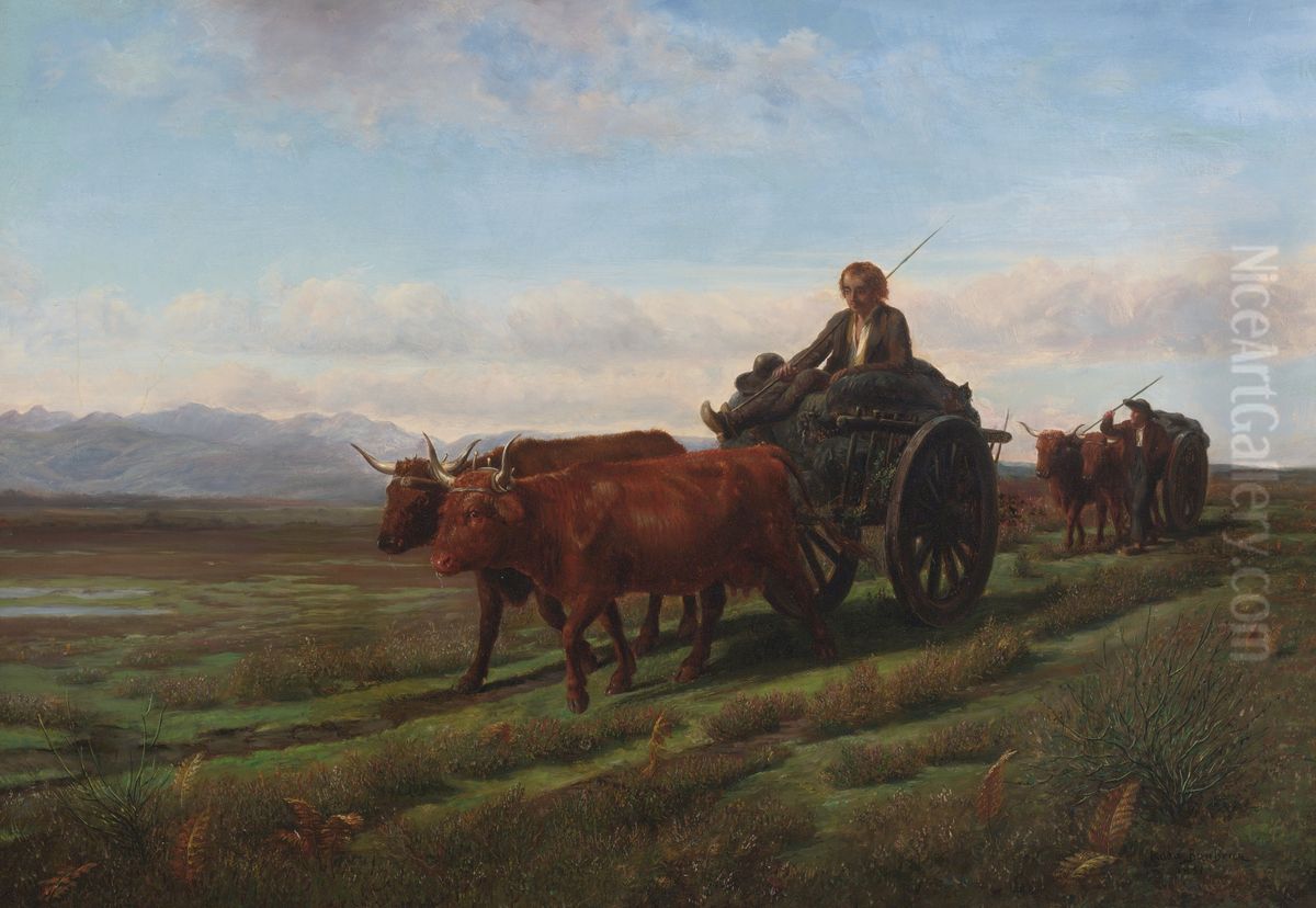 Going to Market Oil Painting by Rosa Bonheur