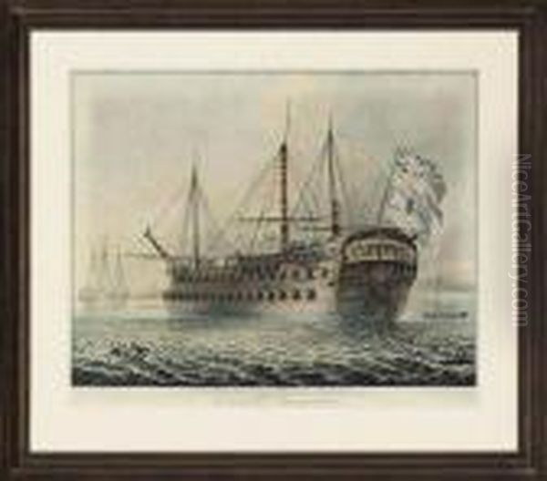 A Splendid Record Of British Bravery Oil Painting by Wells, J.