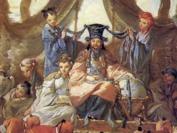 Chine style 4 Oil Painting by Francois Boucher