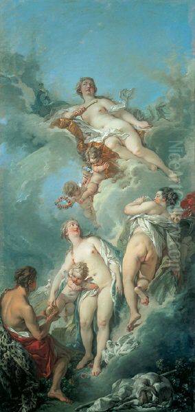 The Judgment of Paris Oil Painting by Francois Boucher