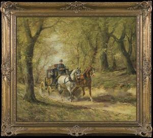 Travelling Oil Painting by Wilhelm Westerop