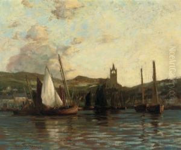 Fife Coast Oil Painting by William Westley Manning
