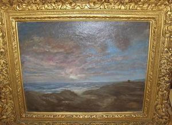 Sea Coast, Evening Oil Painting by Vernon Wethered