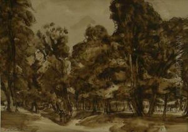 'arundel Park' ' Oil Painting by Vernon Wethered