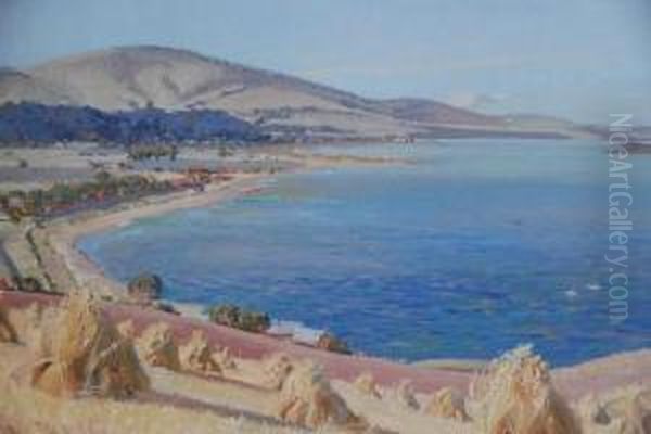 Encounter Bay Oil Painting by George Whinnen