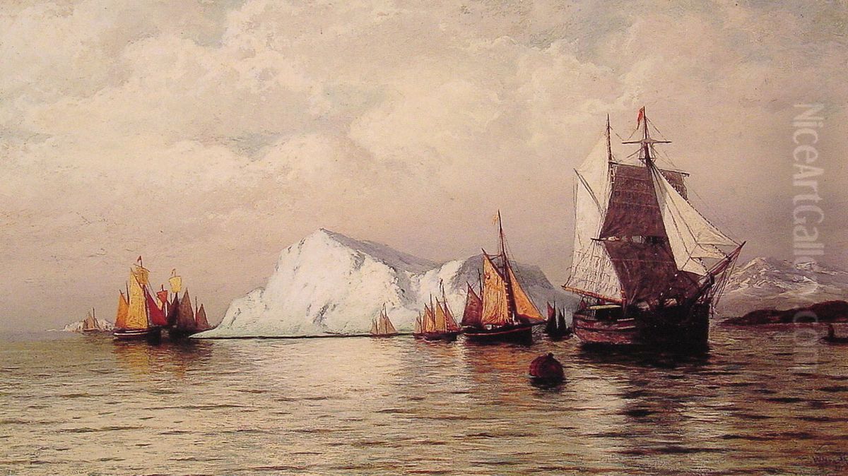 Arctic Caravan Oil Painting by William Bradford