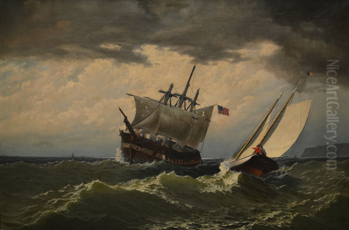 After the Storm Oil Painting by William Bradford