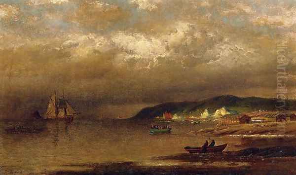 Coast Of Newfoundland Oil Painting by William Bradford