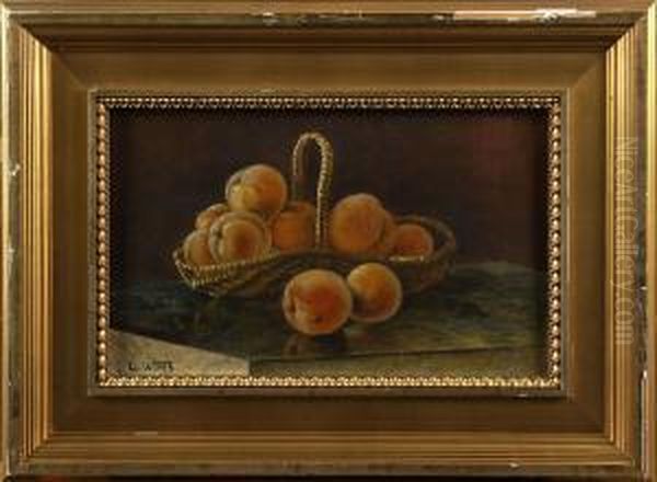 Fruktstilleben Oil Painting by Leonard Wiedh