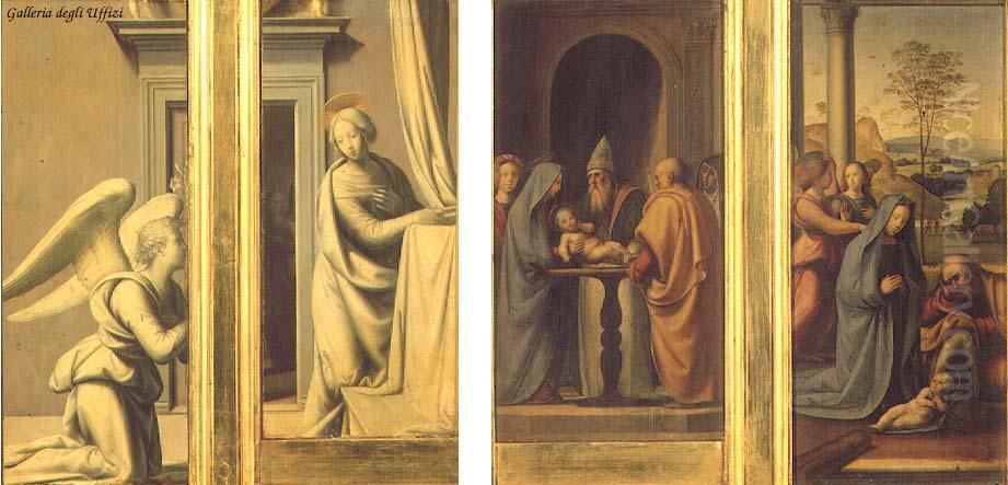 Circumcision and Nativity Oil Painting by Fra Bartolomeo