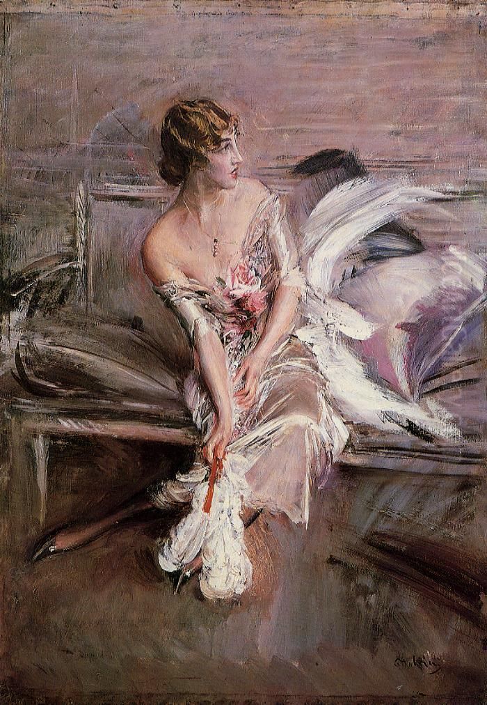 Portrait Of Gladys Deacon Oil Painting by Giovanni Boldini