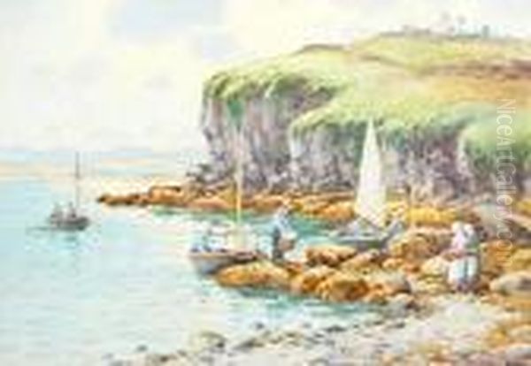 Tyn-y-gongl, Anglesey Oil Painting by Warren Williams