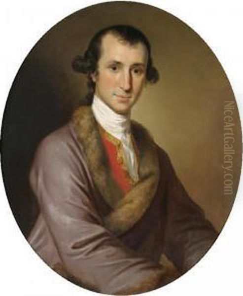Various Properties
 

 
 
 

 
 Portrait Of Eyles Irwin (1751-1817) Oil Painting by George Willison