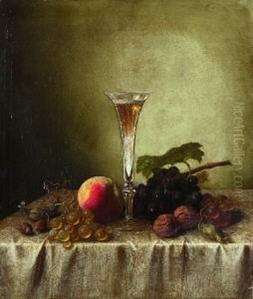 Fruchtestillleben Oil Painting by Joseph Wilms