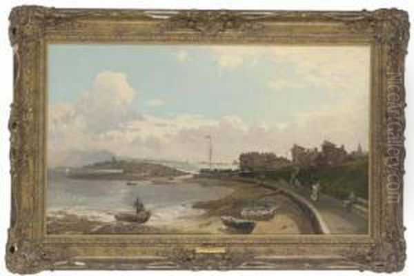 Westgate-on-sea Oil Painting by Thomas Walter Wilson