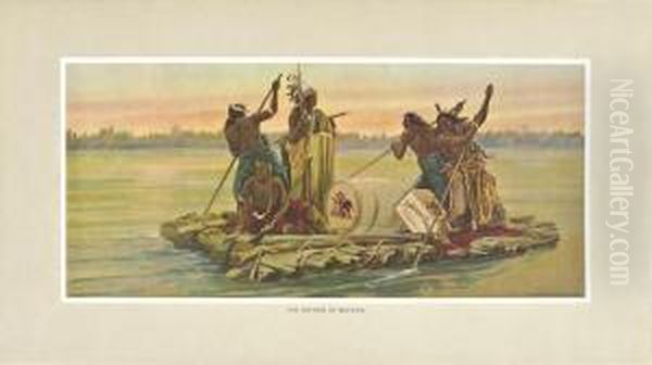 The Father Of Waters Oil Painting by Charles Wimar